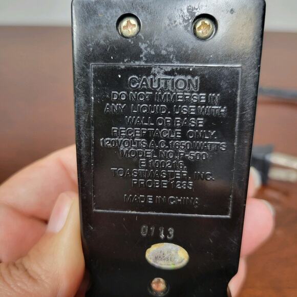 Toastmaster Skillet Temperature Control Heat Probe E100216 P-500 - Picture 5 of 5